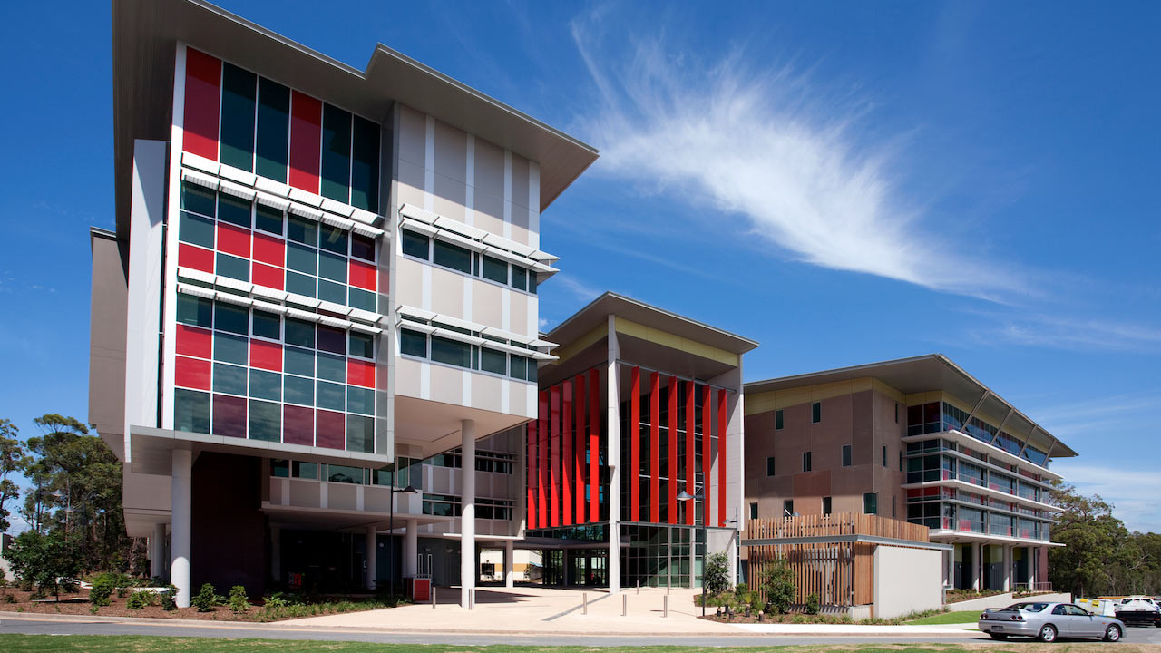 The New Science Engineering and Architecture building on Griffith Gold Coast's campus