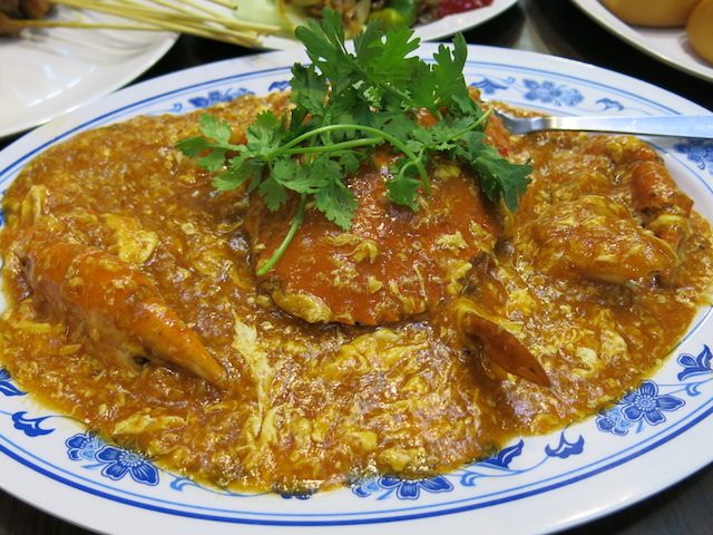 Chili Crab dish in Singapore