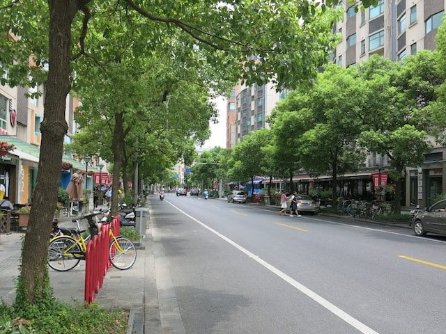 Da Xue Lu near Fudan University in Shanghai